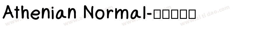 Athenian Normal字体转换